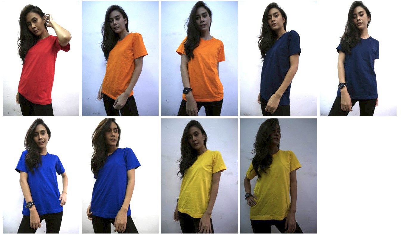 เสื้อยืดหลากสี